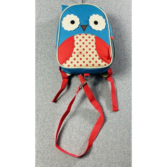 Skip Hop Owl Preschool Toddler Kids Mini 9” Backpack Leash Attached Zip School - Picture 1 of 3